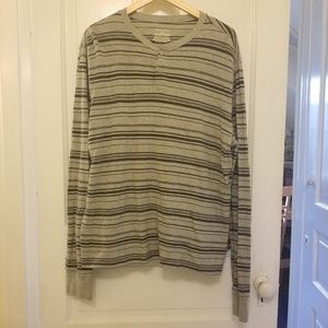 Merona Men's Long Sleeve Shirt (Size L - Large)